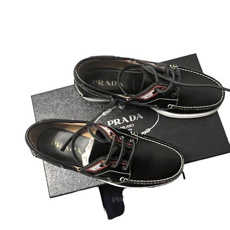 fake prada flame shoes|prada men's lace up shoes.